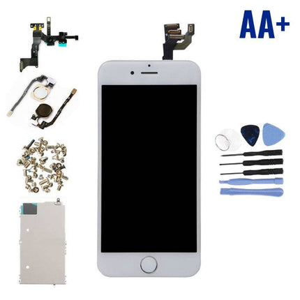 iPhone 6 4.7" Voorgemonteerd Scherm (Touchscreen + LCD + Onderdelen) AA+ Kwaliteit - Wit + Gereedschap