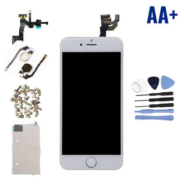 iPhone 6 4.7" Voorgemonteerd Scherm (Touchscreen + LCD + Onderdelen) AA+ Kwaliteit - Wit + Gereedschap