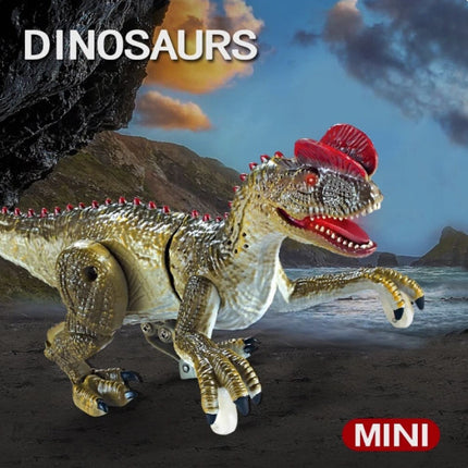 RC Dinosaurus (T-Rex met Dubbele Kroon) met Afstandsbediening - Bestuurbaar Speelgoed Tyrannosaurus Rex Dino Robot Groen