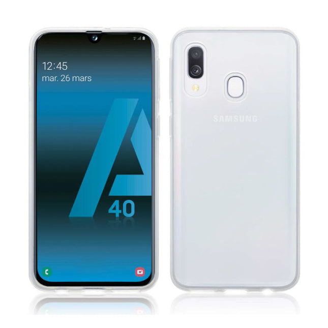 Samsung Galaxy A40 Transparant Clear Case Cover Silicone TPU Hoesje 
