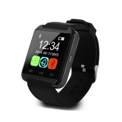 Originele U80 Smartwatch Smartphone Fitness Sport Activity Tracker Horloge OLED Android iPhone Samsung Huawei Zwart