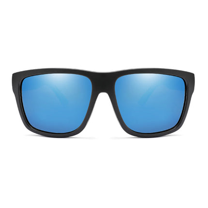 Vintage Zonnebril - UV400 en Gepolariseerde Filter voor Mannen en Vrouwen - Blauw