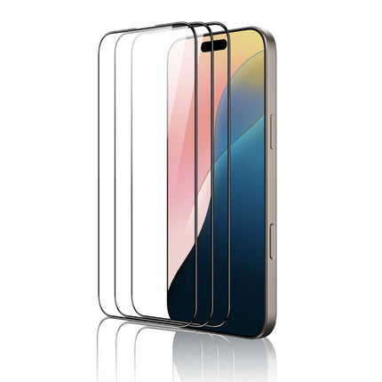 5-Pack iPhone 16 Pro Max Screen Protector - Tempered Clear Glass Film 