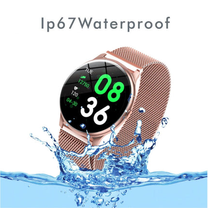 2020 Fashion Sports Smartwatch Fitness Sport Activity Tracker Smartphone Horloge iOS Android - Zwart