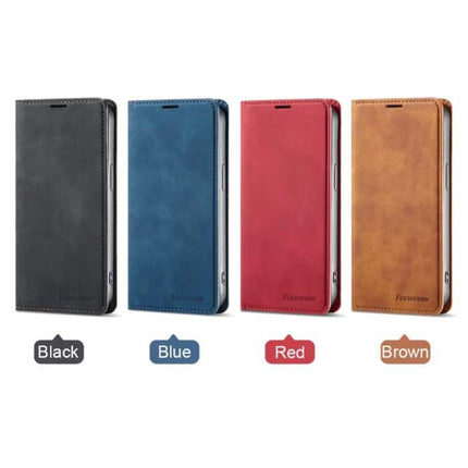 iPhone 14 Flip Case Portefeuille - Wallet Cover Leer Hoesje Bruin