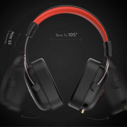 H510 Zeus AUX Gaming Headset - Voor PS4/XBOX/PC 7.1 Surround Sound - Headphones Koptelefoon  met Microfoon Zwart