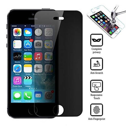 iPhone SE (2016) Privacy Screen Protector Tempered Glass Film Gehard Glas Glazen