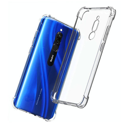 Xiaomi Mi 8 Transparant Bumper Hoesje - Clear Case Cover Silicone TPU Anti-Shock