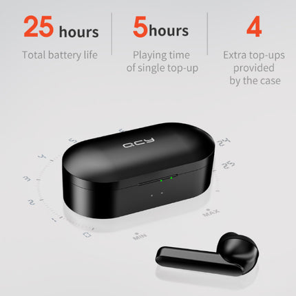 T3 TWS Draadloze Smart Touch Control Oortjes Bluetooth 5.0 Ear Wireless Buds Earphones Earbuds 600mAh Oortelefoon Wit