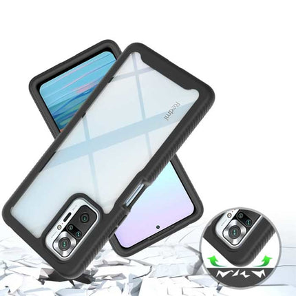 Xiaomi Redmi Note 11 Pro Plus Bumper Hoesje met Frame - Anti-Shock Case Cover Roze