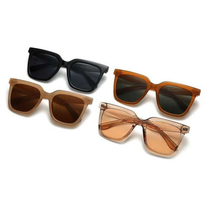 Vintage Zonnebril voor Dames - Retro Bril Eyewear UV400 Driving Shades Bruin