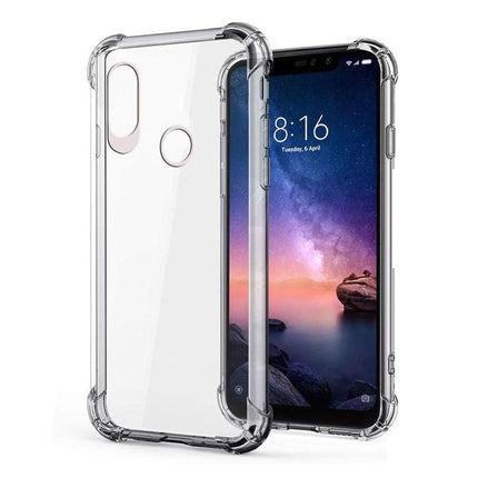 Xiaomi Redmi Note 5 Pro Transparant Bumper Hoesje - Clear Case Cover Silicone TPU Anti-Shock