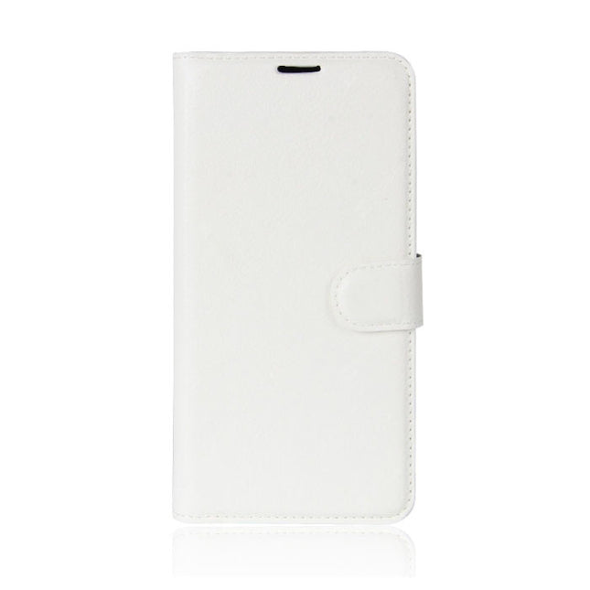 Xiaomi Redmi Note 5 Leren Flip Case Portefeuille - PU Leer Wallet Cover Cas Hoesje Wit