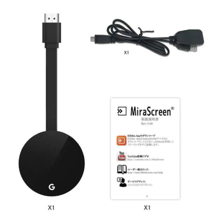 G7S TV Stick voor Miracast / Airplay / Anycast / DLNA - 1080p HD Cast HDMI Receiver Ontvanger iOS & Android