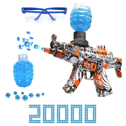Elektrische Gel Blaster met 20.000 Balletjes - MP5 Model Water Speelgoed Foam Shooter Oranje