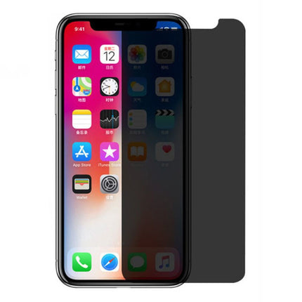 iPhone XS Max Privacy Screen Protector Tempered Glass Film Gehard Glas Glazen 