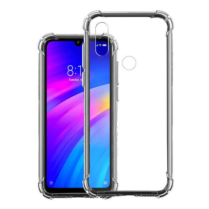 Xiaomi Redmi Note 7 Pro Transparant Bumper Hoesje - Clear Case Cover Silicone TPU Anti-Shock
