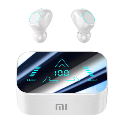 M48 Draadloze Oortjes - Koptelefoon Oordopjes met LED Display - TWS Bluetooth 5.3 - Zwart