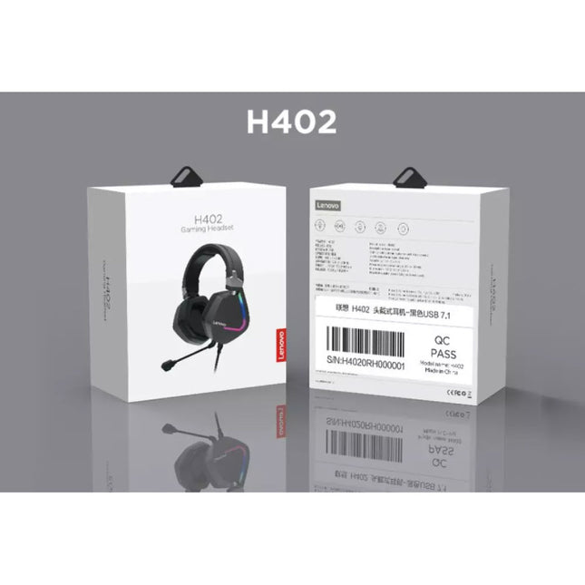 H402 Gaming Koptelefoon met 7.1 Surround Sound - USB Aansluiting Headset met Microfoon DJ Headphones Zwart