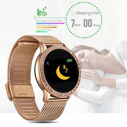 Fashion Sports Smartwatch Fitness Sport Activity Tracker Smartphone Horloge iOS Android - Goud