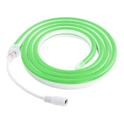 Neon LED Strip 3 Meter - Flexibele Verlichting Tube met Stekker Adapter 12V Waterdicht Groen