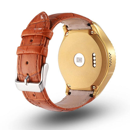 Originele I2 Smartwatch Smartphone Fitness Sport Activity Tracker Horloge OLED Android iOS iPhone Samsung Huawei Goud