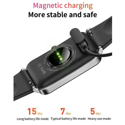 Smartwatch met Slaapmonitor Menstruatie Fitness Sport Activity Tracker Smartphone Horloge iOS Android IP68 Waterdicht Zilver