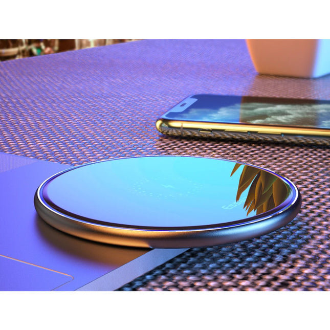 10W Qi Universele Draadloze Oplader - 2A Snelladen Wireless Charging Pad Wit