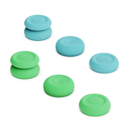 6 Thumb Grips voor PlayStation 4 en 5 - Antislip Controller Caps PS4/PS5 - Groen en Blauw