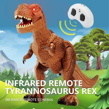 RC T-Rex Dinosaurus met Afstandsbediening - Infrarood Bestuurbare Speelgoed Robot Bruin
