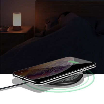 15W Qi Universele Draadloze Oplader Wireless Charging Pad Zwart