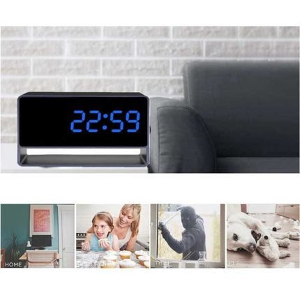 Klok met 1080p Camera en WiFi - Draadloze Smart Home Security Night Vision Motion Detection
