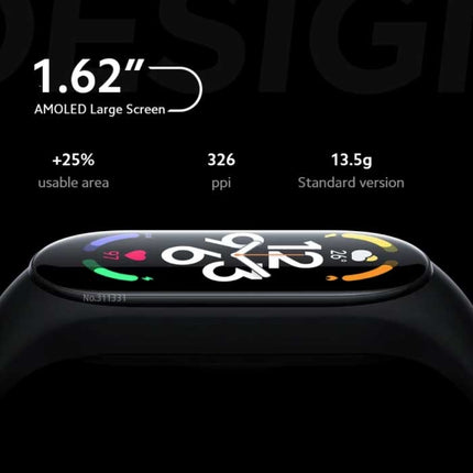 Mi Band 7 - Smart Watch Band Fitness Sport Activity Tracker Horloge Android iOS Zwart