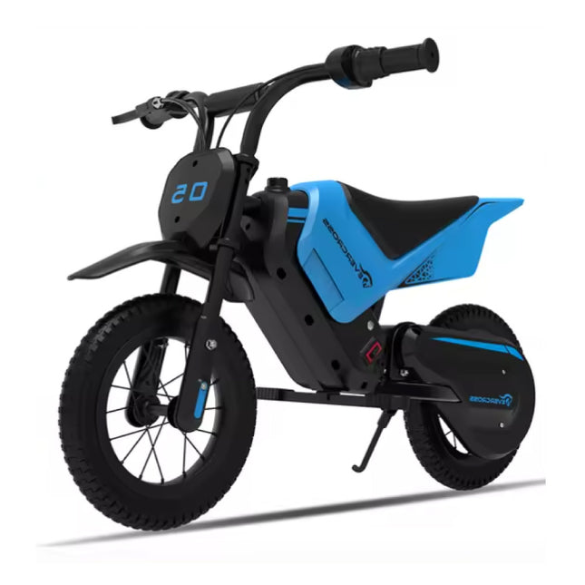 EV05M Elektrische Motorfiets - Scooter Kinderen - 12" Wielen - Blauw