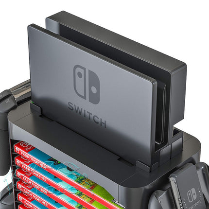 Multifunctionele Standaard voor Nintendo Switch Console en Games - NS  Controller Stand Game Houder Zwart