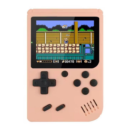 400 in 1 Retro Video Game Console met P2 Gamepad - Mini Draagbaar - Roze