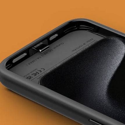 iPhone 15 Plus Powercase 5000mAh - Powerbank Batterij Hoesje Oplader Zwart