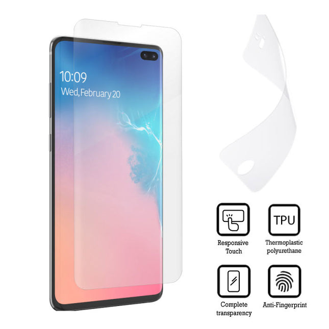 Samsung Galaxy S10 Plus Screen Protector Soft TPU Foil Folie PET Film