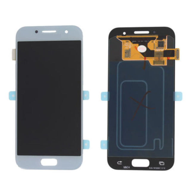 Samsung Galaxy A3 2017 A320 Scherm (Touchscreen + AMOLED + Onderdelen) A+ Kwaliteit - Blauw