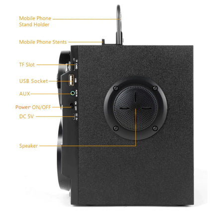 A100 Draadloze Speaker - 11W Luidspreker Wireless Bluetooth 5.0 Soundbar Box Zwart