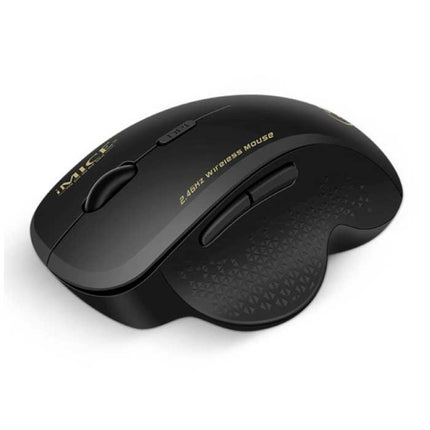 Draadloze Muis - 2.4GHz 1600DPI Optisch / Ergonomisch / Rechtshandig - Zwart