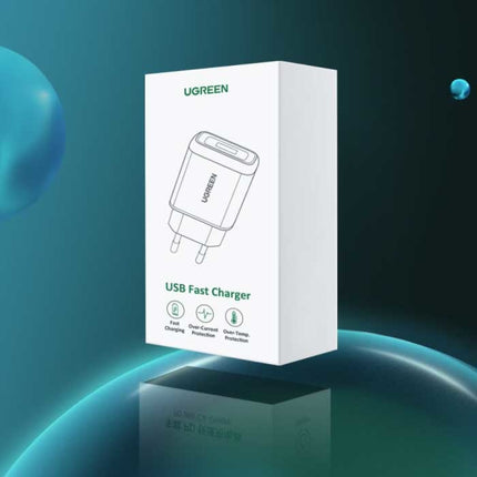 18W Stekkerlader - Quick Charge 3.0 USB Oplader Muur Wallcharger Thuislader Adapter Zwart