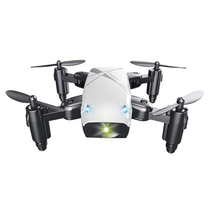 S9W Mini RC Pocket Drone Quadcopter Speelgoed met Gyro Stabilistatie Wit