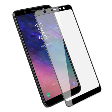 10-Pack Samsung Galaxy A8 Plus 2018 Full Cover Screen Protector 9D Tempered Glass Film Gehard Glas Glazen