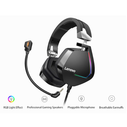 H402 Gaming Koptelefoon met USB en AUX Aansluiting - Headset met Microfoon DJ Headphones Zwart