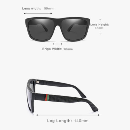 Vintage Zonnebril - UV400 en Gepolariseerde Filter voor Mannen en Vrouwen - Blauw