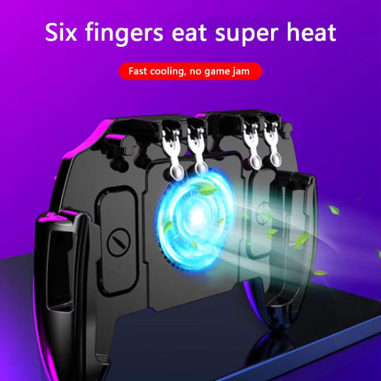 M11 Mobiele Gaming Controller voor PUBG - Koelventilator - L1R1 Trigger Key & Grip Gamepad - Zwart