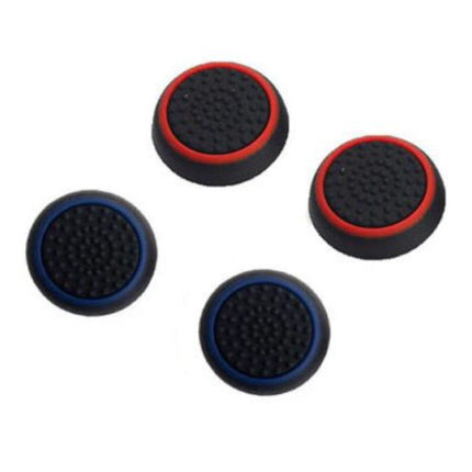 4 Thumb Stick Grips voor PS3/PS4/Xbox 360/Xbox One Joystick - Antislip Controller Caps - Blauw en Rood