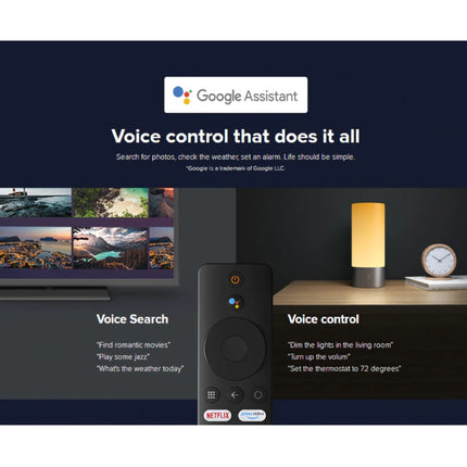 Mi TV Box S Mediaspeler met Chromecast / Google Assistant Android Kodi Netflix - 2GB RAM - 8GB Opslagruimte