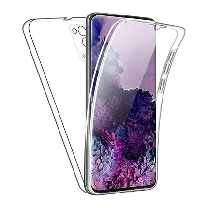 Samsung Galaxy S22 Plus 5G Full Body 360° Hoesje - Volledige Bescherming Transparant TPU Silicone Case + PET Screenprotector